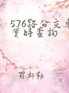 576路公交车实时查询