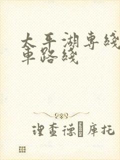 太平湖专线公交车路线