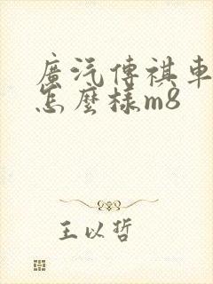 广汽传祺车口碑怎么样m8