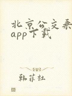 北京公交乘车码app下载