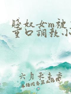 贱奴女m被主人重口调教小说