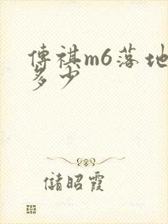 传祺m6落地价多少 传祺m6落地价多少