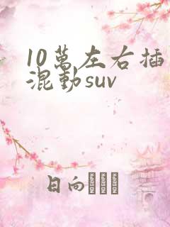 10万左右插电混动suv