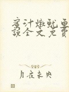 蜜汁炖鱿鱼2小说全文免费阅读