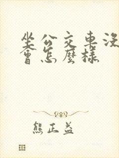 坐公交车没付钱会怎么样