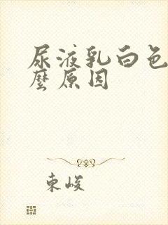 尿液乳白色是什么原因