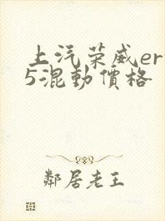 上汽荣威erx5混动价格