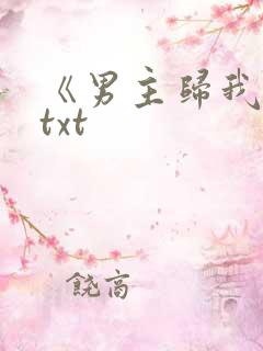 《男主归我了》txt
