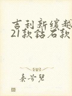 吉利新缤越2021款钻石款