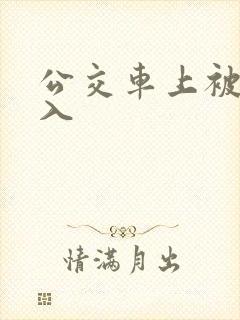 公交车上被人进入