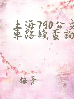 上海790公交车路线查询 上海790公交车路线查询