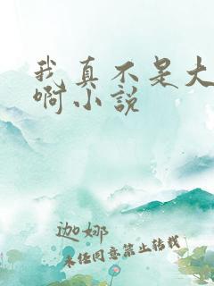 我真不是大反派啊小说 我真不是大反派啊小说