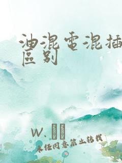 油混电混插混的区别