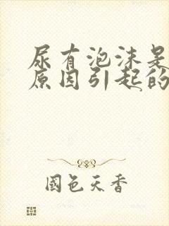 尿有泡沫是什么原因引起的