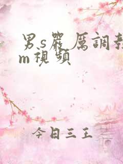 男s严厉调教女m视频