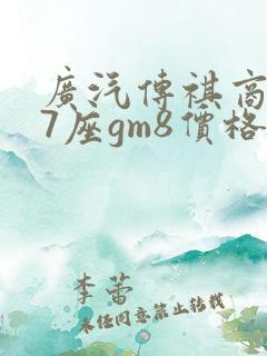 广汽传祺商务车7座gm8价格