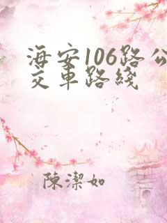 海安106路公交车路线