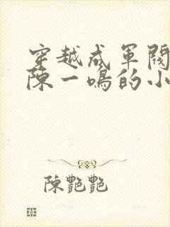 穿越成军阀儿子陈一鸣的小说 穿越成军阀儿子陈一鸣的小说