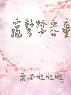 电动轿车充满电跑多少公里