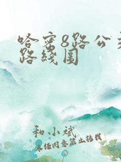 哈密8路公交车路线图