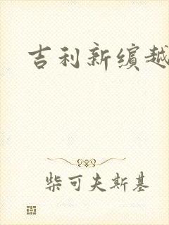 吉利新缤越车