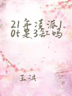 21年凌派1.0t是3缸吗