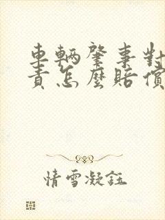 车辆肇事对方全责怎么赔偿