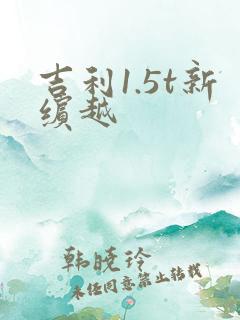 吉利1.5t新缤越