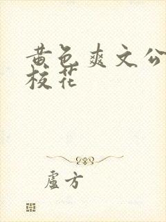 黄色爽文公交车校花