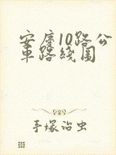 安庆10路公交车路线图 安庆10路公交车路线图