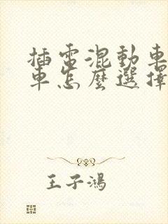 插电混动车和油车怎么选择