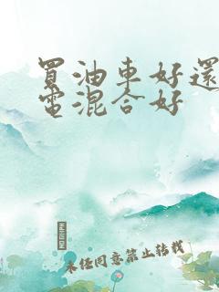 买油车好还是油电混合好