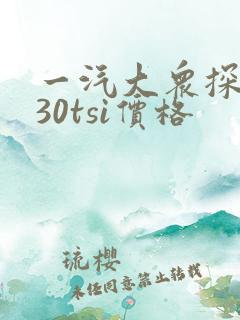 一汽大众探岳330tsi价格