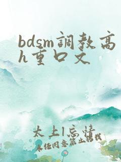 bdsm调教高h重口文