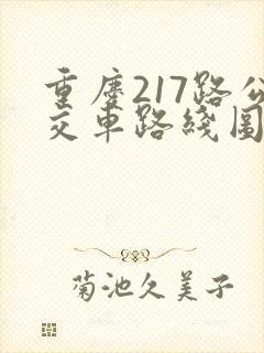 重庆217路公交车路线图