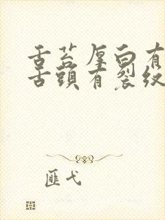 舌苔厚白有齿痕舌头有裂纹