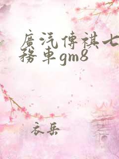 广汽传祺七座商务车gm8