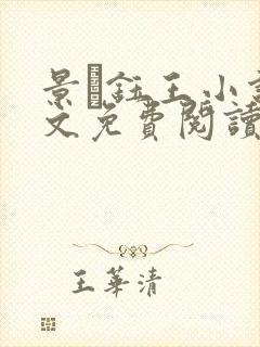 景玓钰王小说全文免费阅读更新时间