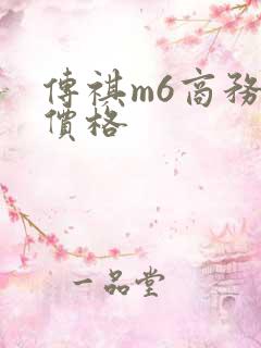 传祺m6商务车价格