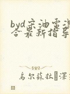 byd宋油电混合最新指导价