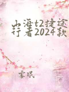 山海t2捷途旅行者2024款落地价