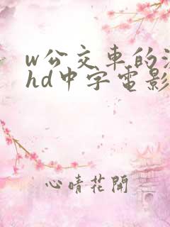 w公交车的激情hd中字电影