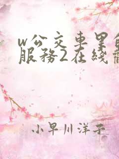 w公交车里的性服务2在线观看