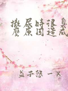 撒尿时很臭是什么原因造成的
