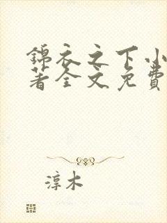 锦衣之下小说原著全文免费阅读