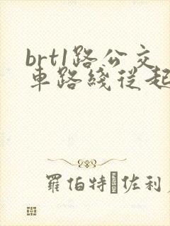 brt1路公交车路线从起点到终点需多久