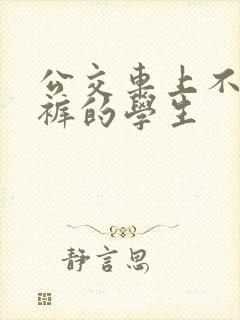 公交车上不穿内裤的学生