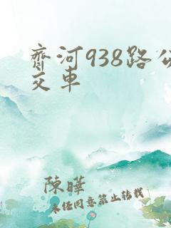 齐河938路公交车