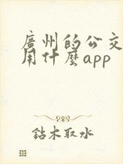广州的公交地铁用什么app