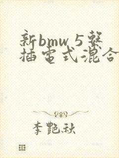 新bmw 5系插电式混合动力版